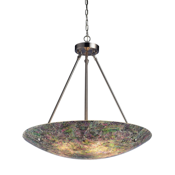 Avalon 5-Light Pendant In Satin Nickel