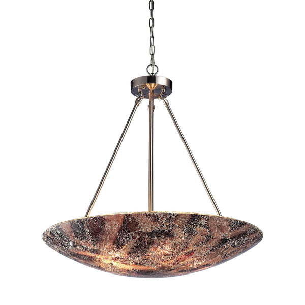 Avalon 5-Light Pendant In Satin Nickel