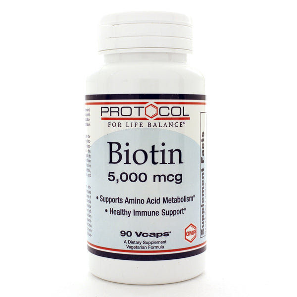 Biotin 5000mcg 90c.