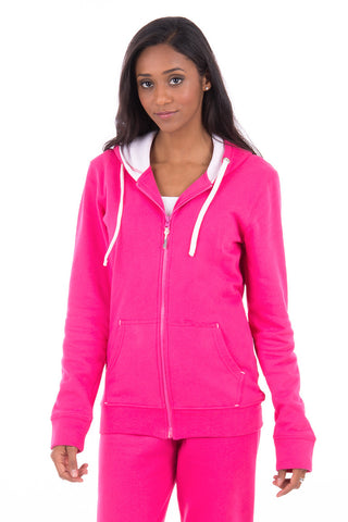 Zipped Hoody With Pockets-Grey-Large - UK (12-14)