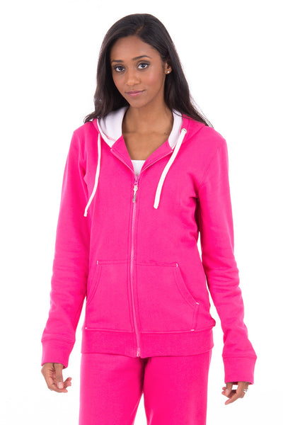 Zipped Hoody With Pockets-Black-Medium - UK (10-12)