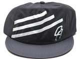 A Grey Flip Up Brim hat