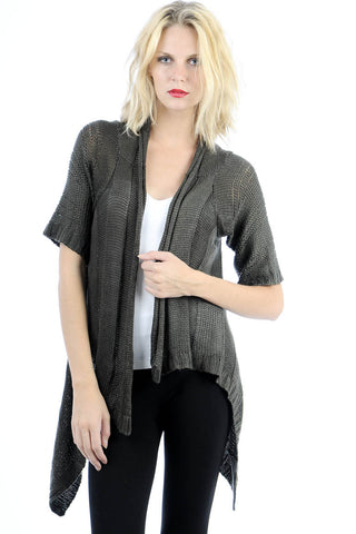 Waterfall Khaki Cardigan