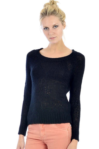 Black Knitted Jumper