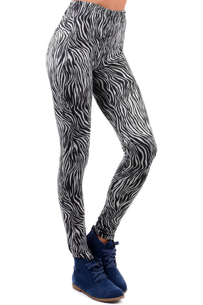Zebra Print Jeggings