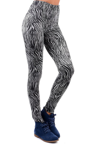 Zebra Print Jeggings
