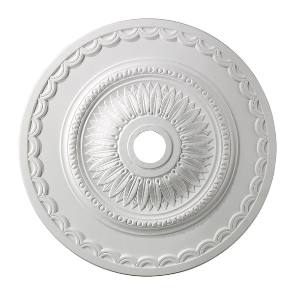 Brookdale Medallion 30 Inch In White Finish