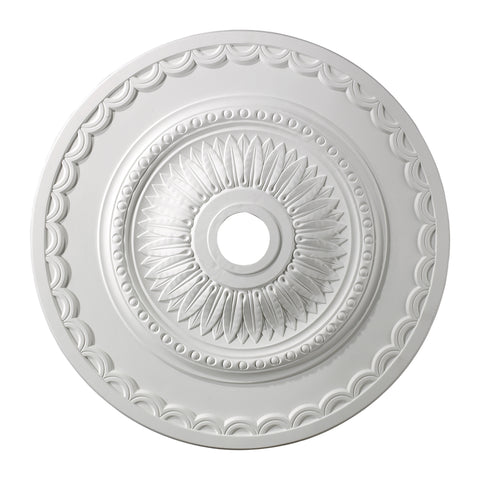 Brookdale Medallion 30 Inch In White Finish