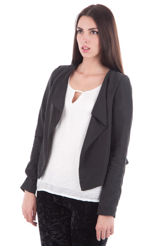 Black Lightweight Jacket -Black-UK 14 - EU 42