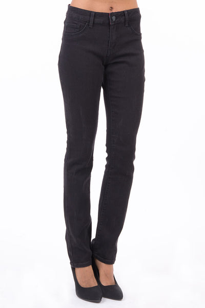 Black Stretch Skinny Jeans-Black-UK 6 - EU 34